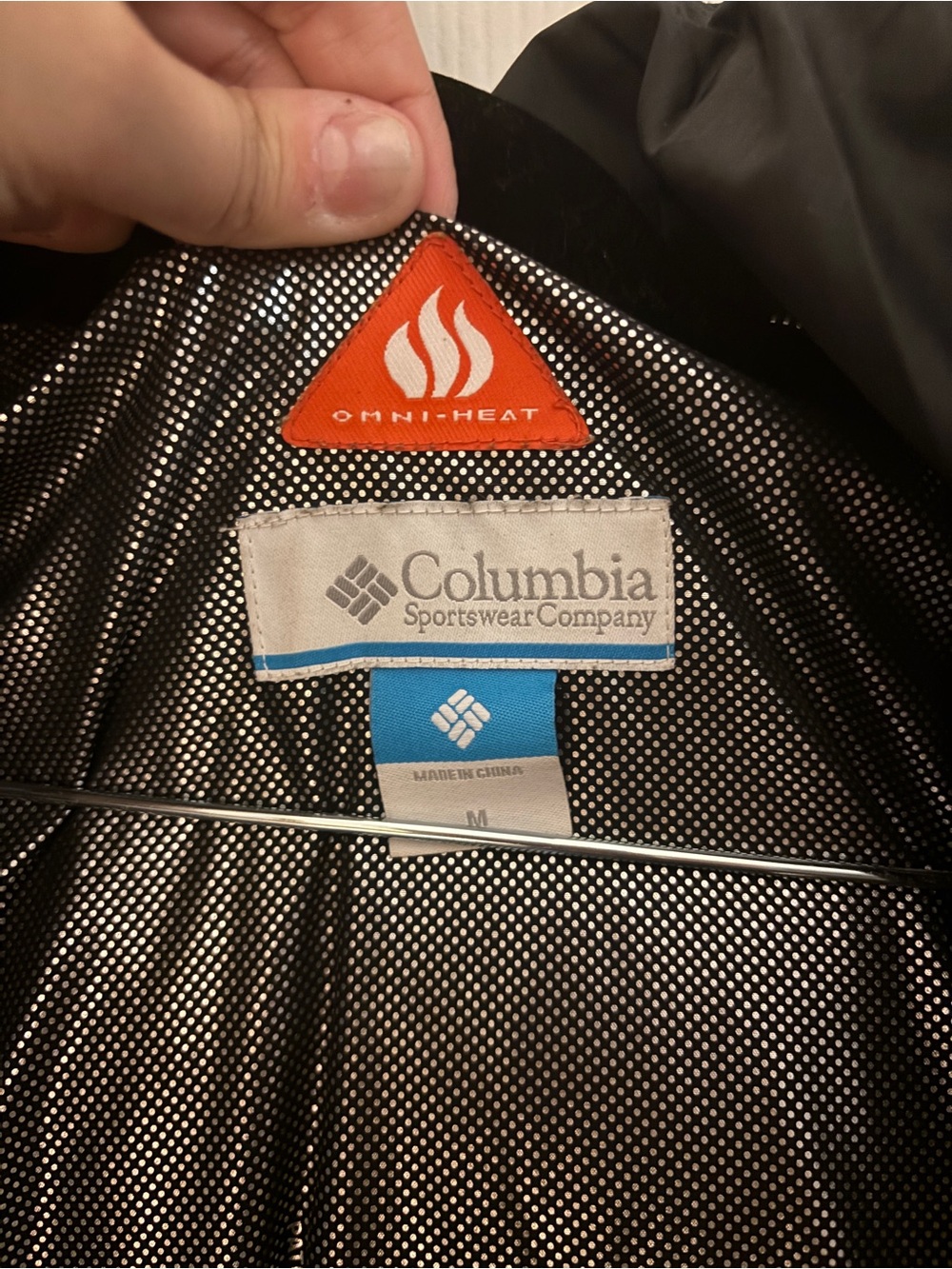 Columbia Omniheat Black Long Puffer with Detachable Faux Fur Hood Size Medium - Picture 4 of 8